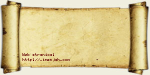 Jovana Sokolović vizit kartica